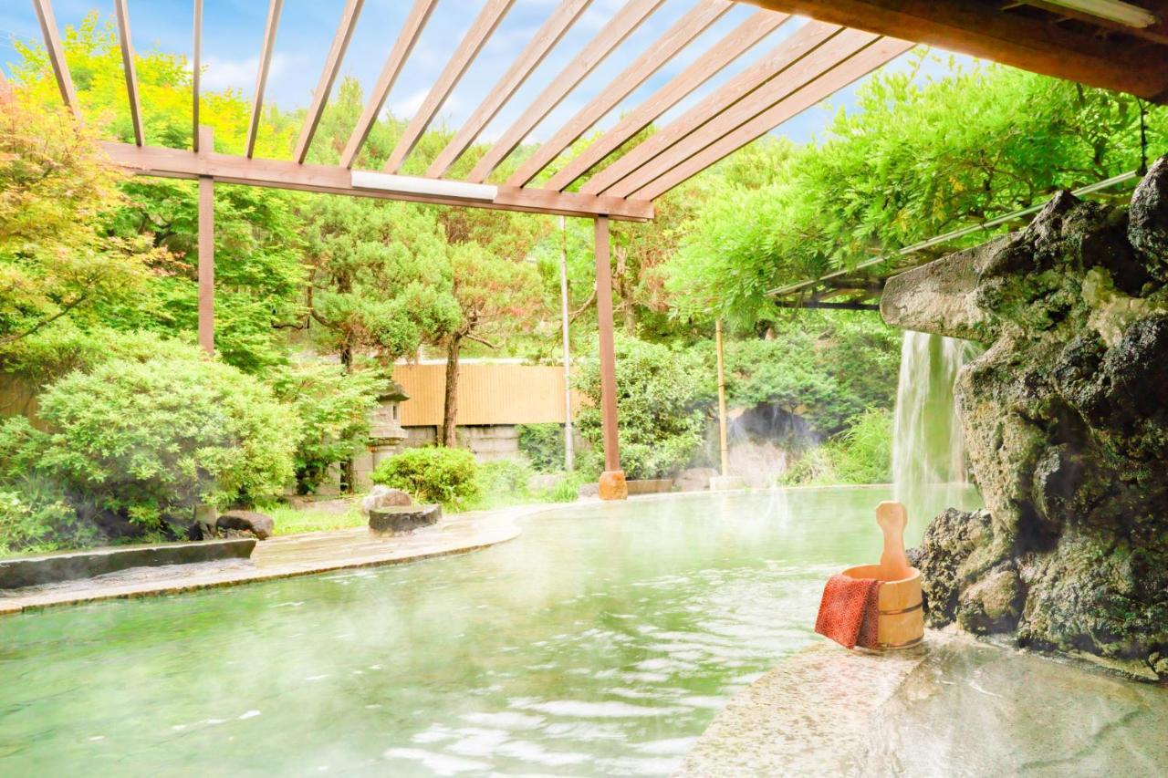 Ooedo Onsen Monogatari Shinshu Kakeyu Hotel Ueda Bagian luar foto