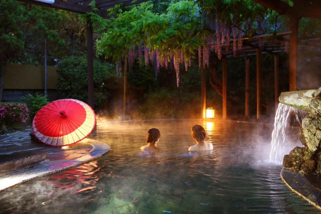 Ooedo Onsen Monogatari Shinshu Kakeyu Hotel Ueda Bagian luar foto